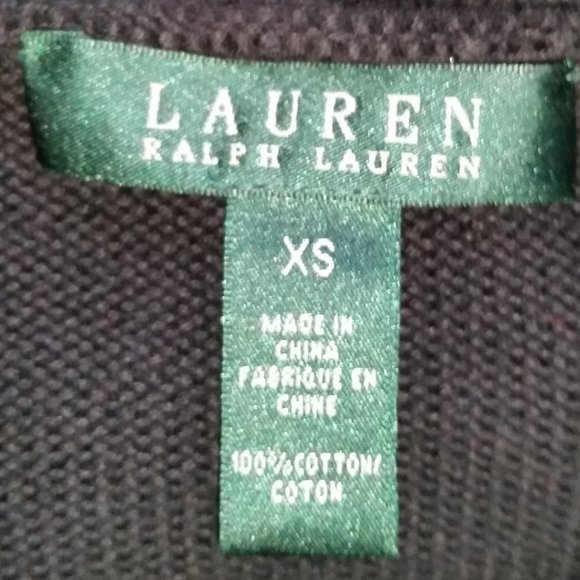 Ralph Lauren  black toggle neck sweater EUC - Picture 3 of 5